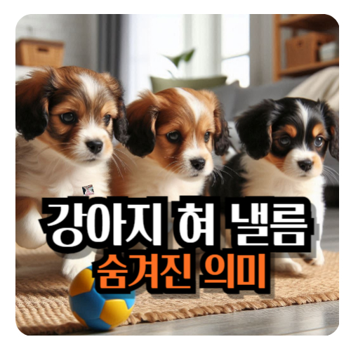 강아지-혀-낼름