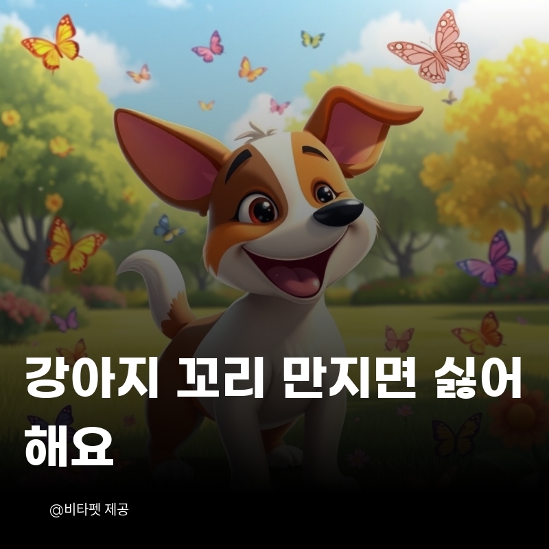 강아지-꼬리