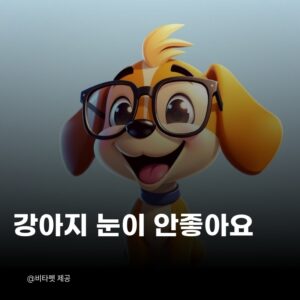 강아지-눈