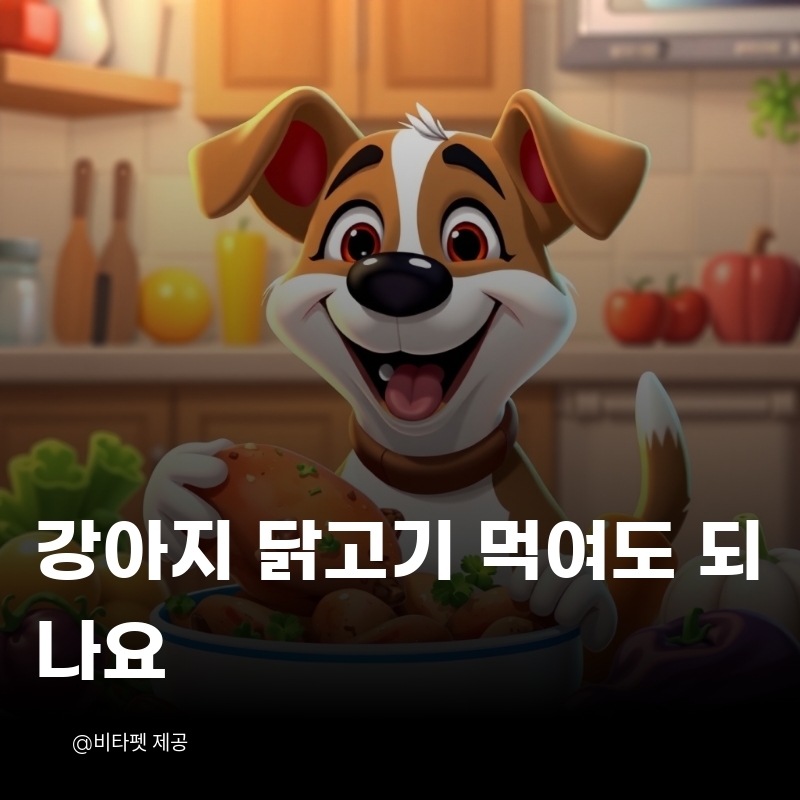 강아지-닭고기