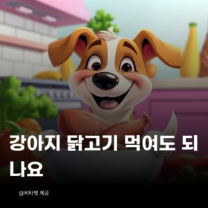 강아지-닭고기