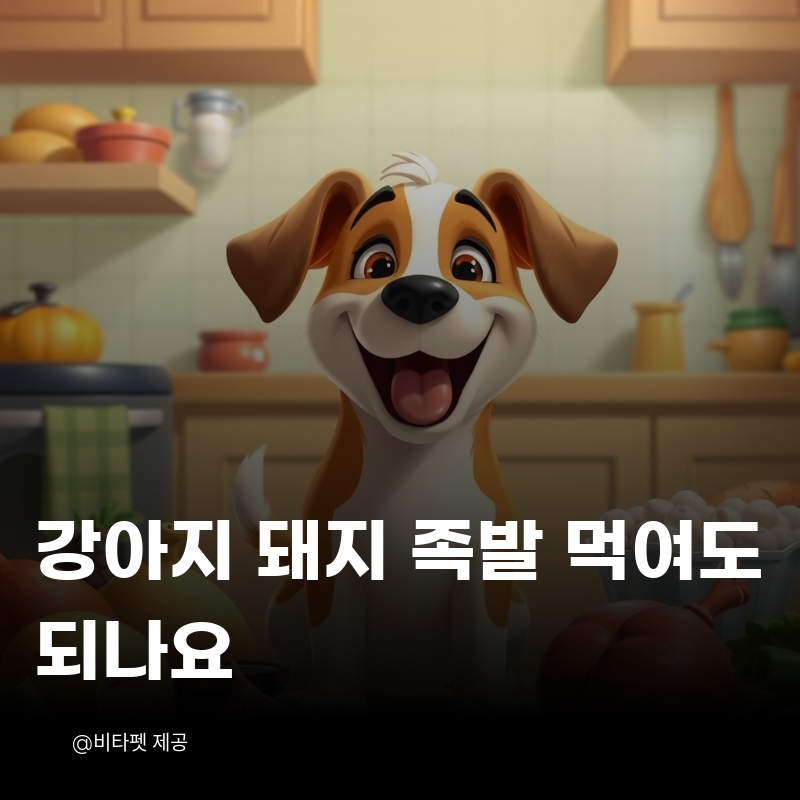 강아지-돼지-족발