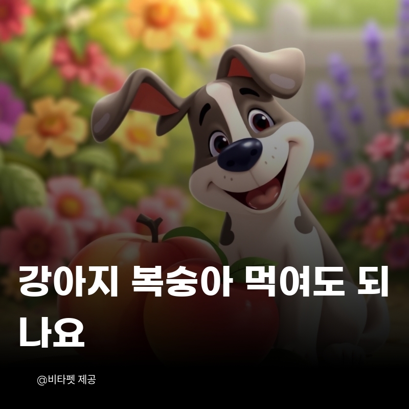 강아지-복숭아