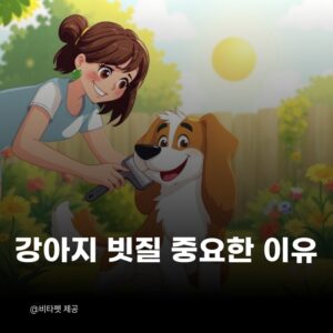 강아지-빗질-중요한-이유