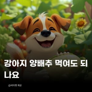 강아지-양배추