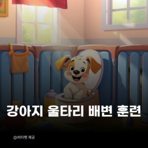 강아지-울타리-배변-훈련