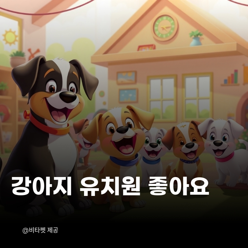 강아지-유치원