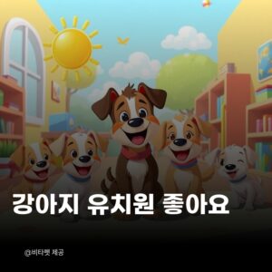 강아지-유치원