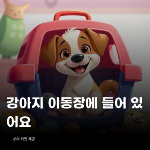 강아지-이동장