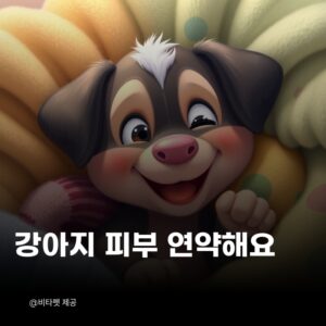 강아지-피부-약해요