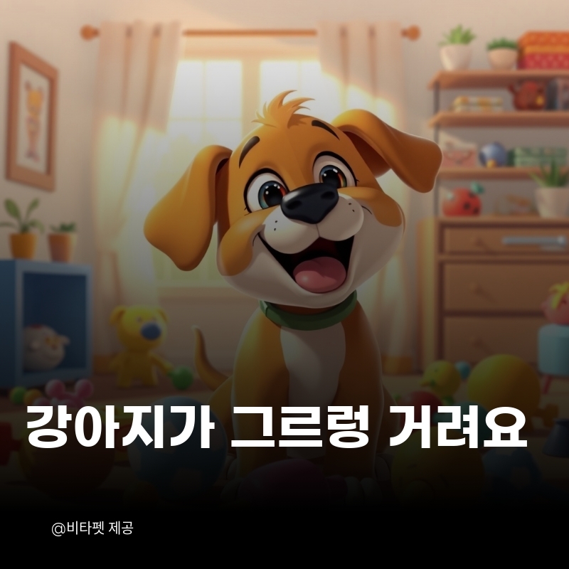 강아지-그르렁