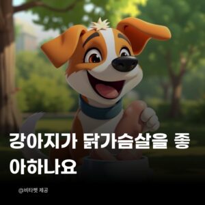 강아지-닭가슴살