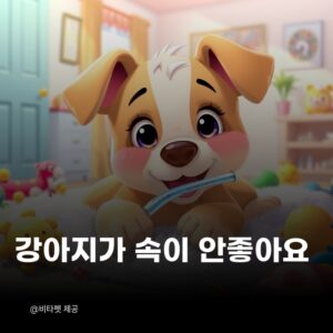 강아지-공복토