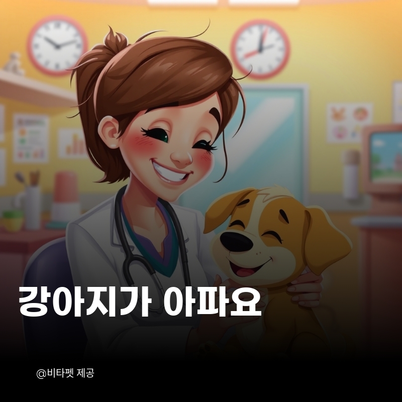 강아지-기침