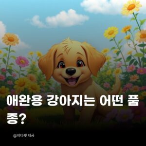 애완용-강아지